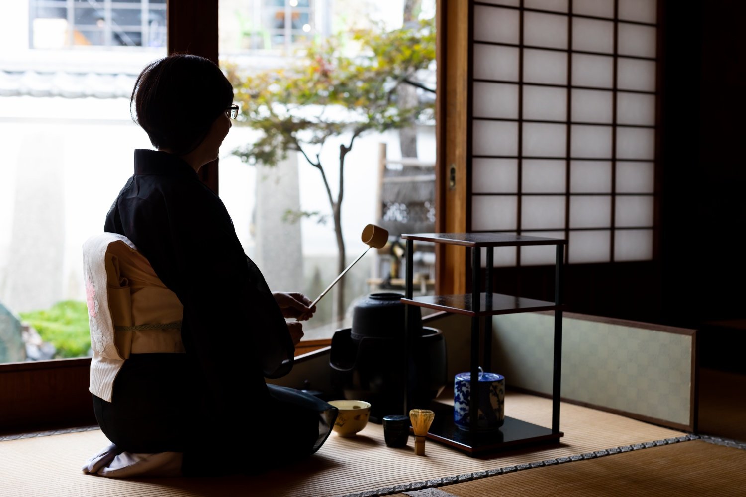Masumi Kirihata, host and licensed Tea Master of Tea Ceremony Ju-An